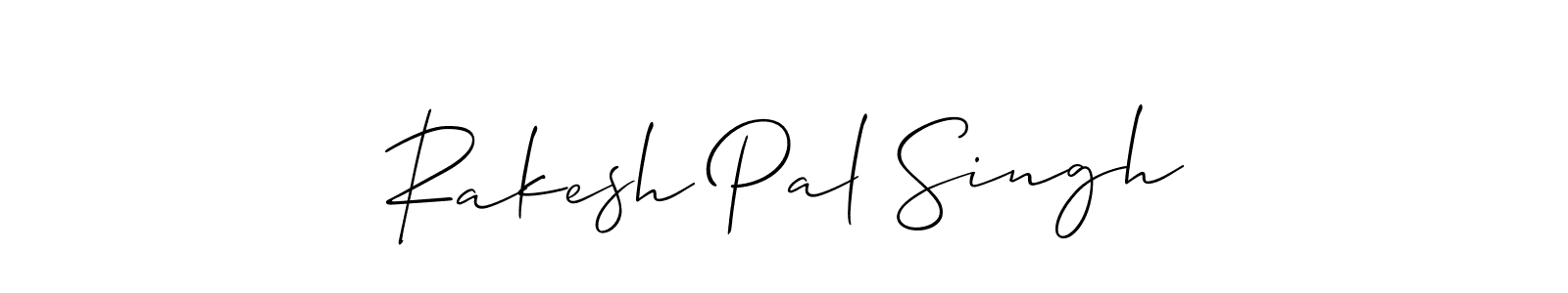 Create a beautiful signature design for name Rakesh Pal Singh. With this signature (Allison_Script) fonts, you can make a handwritten signature for free. Rakesh Pal Singh signature style 2 images and pictures png