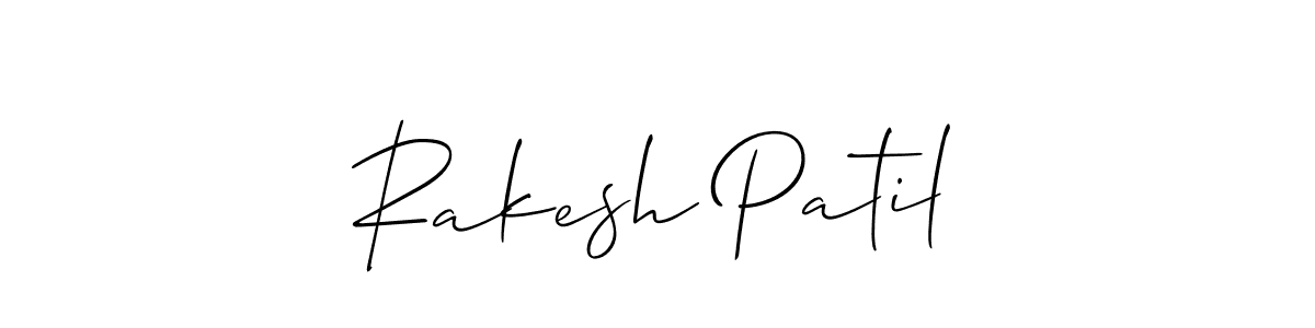 Use a signature maker to create a handwritten signature online. With this signature software, you can design (Allison_Script) your own signature for name Rakesh Patil. Rakesh Patil signature style 2 images and pictures png