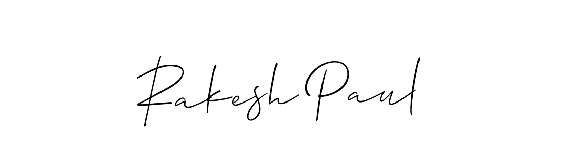 It looks lik you need a new signature style for name Rakesh Paul. Design unique handwritten (Allison_Script) signature with our free signature maker in just a few clicks. Rakesh Paul signature style 2 images and pictures png