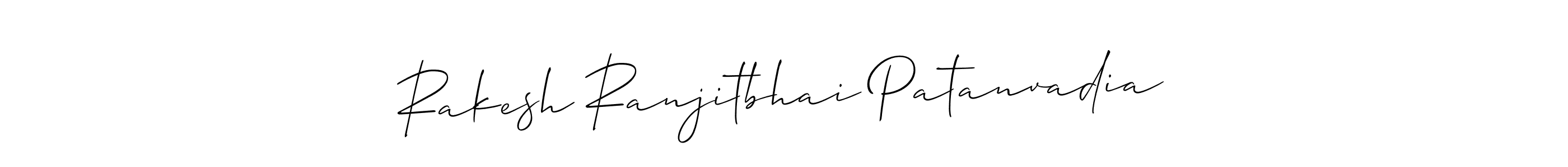 It looks lik you need a new signature style for name Rakesh Ranjitbhai Patanvadia. Design unique handwritten (Allison_Script) signature with our free signature maker in just a few clicks. Rakesh Ranjitbhai Patanvadia signature style 2 images and pictures png