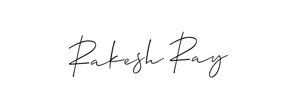 Rakesh Ray stylish signature style. Best Handwritten Sign (Allison_Script) for my name. Handwritten Signature Collection Ideas for my name Rakesh Ray. Rakesh Ray signature style 2 images and pictures png