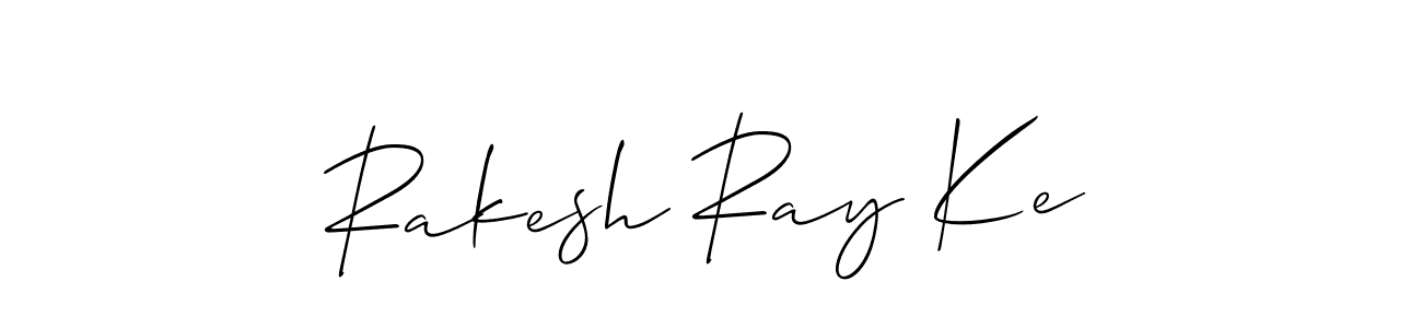 if you are searching for the best signature style for your name Rakesh Ray Ke. so please give up your signature search. here we have designed multiple signature styles  using Allison_Script. Rakesh Ray Ke signature style 2 images and pictures png