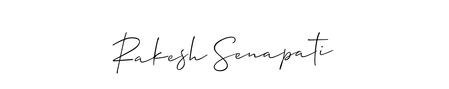 Rakesh Senapati stylish signature style. Best Handwritten Sign (Allison_Script) for my name. Handwritten Signature Collection Ideas for my name Rakesh Senapati. Rakesh Senapati signature style 2 images and pictures png