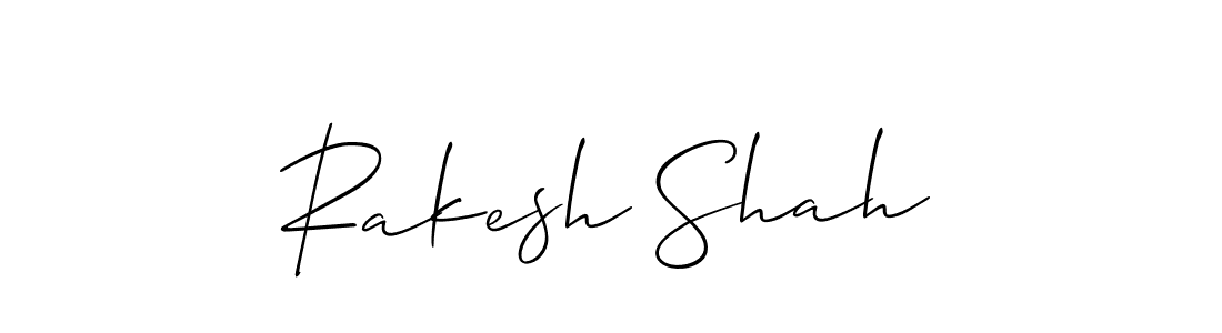 It looks lik you need a new signature style for name Rakesh Shah. Design unique handwritten (Allison_Script) signature with our free signature maker in just a few clicks. Rakesh Shah signature style 2 images and pictures png