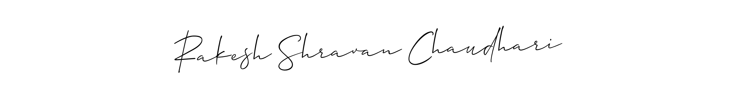 Create a beautiful signature design for name Rakesh Shravan Chaudhari. With this signature (Allison_Script) fonts, you can make a handwritten signature for free. Rakesh Shravan Chaudhari signature style 2 images and pictures png