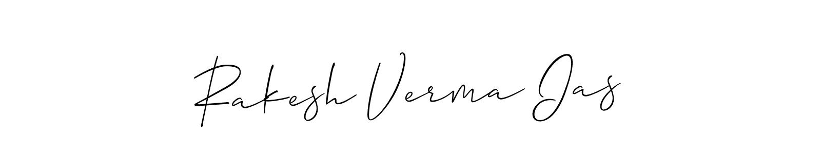 Design your own signature with our free online signature maker. With this signature software, you can create a handwritten (Allison_Script) signature for name Rakesh Verma Ias. Rakesh Verma Ias signature style 2 images and pictures png