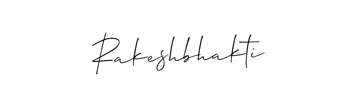 Rakeshbhakti stylish signature style. Best Handwritten Sign (Allison_Script) for my name. Handwritten Signature Collection Ideas for my name Rakeshbhakti. Rakeshbhakti signature style 2 images and pictures png