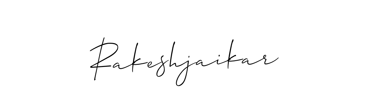 Rakeshjaikar stylish signature style. Best Handwritten Sign (Allison_Script) for my name. Handwritten Signature Collection Ideas for my name Rakeshjaikar. Rakeshjaikar signature style 2 images and pictures png