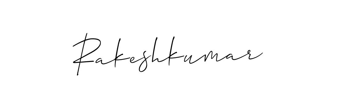 Make a beautiful signature design for name Rakeshkumar. With this signature (Allison_Script) style, you can create a handwritten signature for free. Rakeshkumar signature style 2 images and pictures png