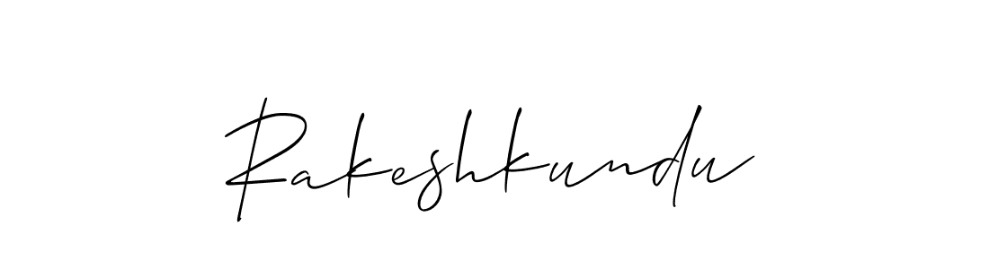 Allison_Script is a professional signature style that is perfect for those who want to add a touch of class to their signature. It is also a great choice for those who want to make their signature more unique. Get Rakeshkundu name to fancy signature for free. Rakeshkundu signature style 2 images and pictures png