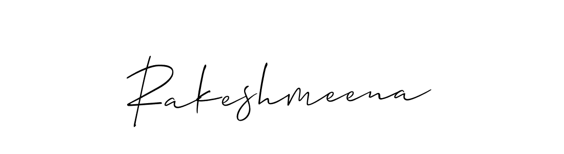 Make a beautiful signature design for name Rakeshmeena. With this signature (Allison_Script) style, you can create a handwritten signature for free. Rakeshmeena signature style 2 images and pictures png