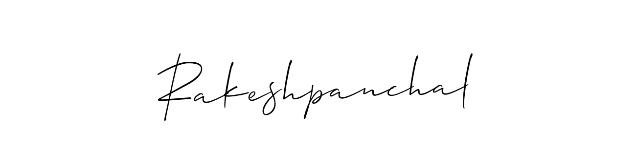 It looks lik you need a new signature style for name Rakeshpanchal. Design unique handwritten (Allison_Script) signature with our free signature maker in just a few clicks. Rakeshpanchal signature style 2 images and pictures png