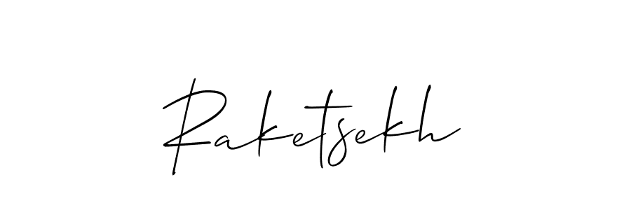 Best and Professional Signature Style for Raketsekh. Allison_Script Best Signature Style Collection. Raketsekh signature style 2 images and pictures png