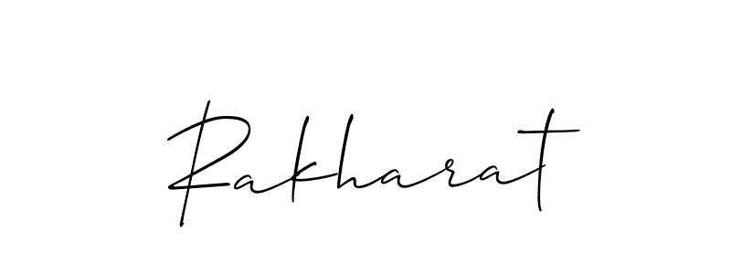 Similarly Allison_Script is the best handwritten signature design. Signature creator online .You can use it as an online autograph creator for name Rakharat. Rakharat signature style 2 images and pictures png