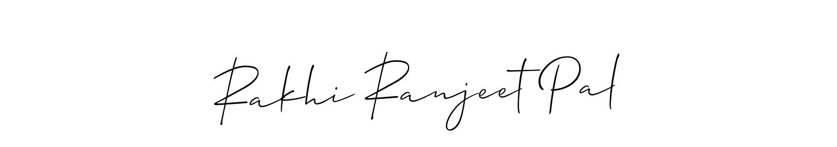 How to Draw Rakhi Ranjeet Pal signature style? Allison_Script is a latest design signature styles for name Rakhi Ranjeet Pal. Rakhi Ranjeet Pal signature style 2 images and pictures png