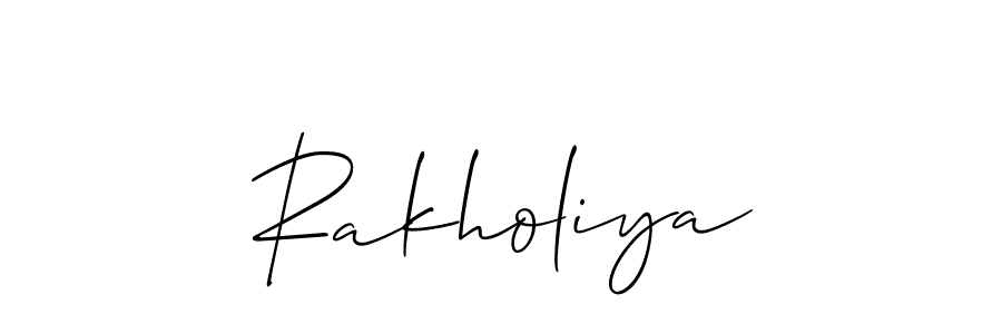 This is the best signature style for the Rakholiya name. Also you like these signature font (Allison_Script). Mix name signature. Rakholiya signature style 2 images and pictures png