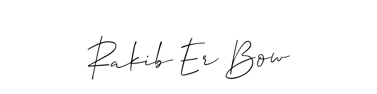 Check out images of Autograph of Rakib Er Bow name. Actor Rakib Er Bow Signature Style. Allison_Script is a professional sign style online. Rakib Er Bow signature style 2 images and pictures png