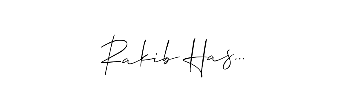 Check out images of Autograph of Rakib Has... name. Actor Rakib Has... Signature Style. Allison_Script is a professional sign style online. Rakib Has... signature style 2 images and pictures png