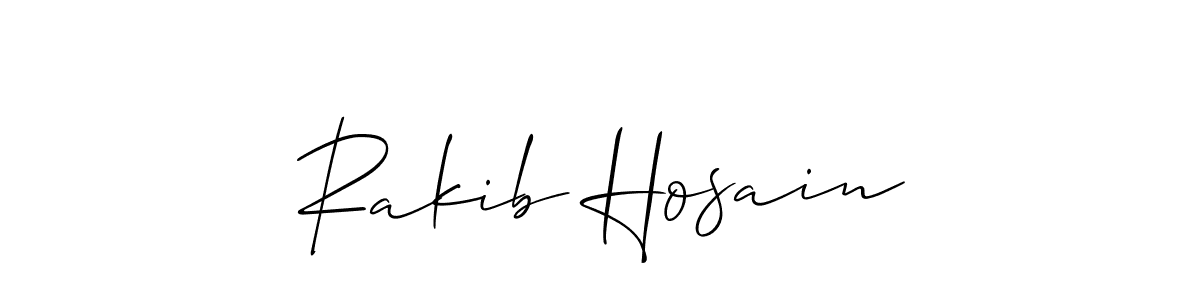 Make a short Rakib Hosain signature style. Manage your documents anywhere anytime using Allison_Script. Create and add eSignatures, submit forms, share and send files easily. Rakib Hosain signature style 2 images and pictures png