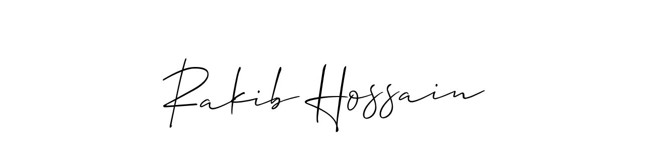 Rakib Hossain stylish signature style. Best Handwritten Sign (Allison_Script) for my name. Handwritten Signature Collection Ideas for my name Rakib Hossain. Rakib Hossain signature style 2 images and pictures png