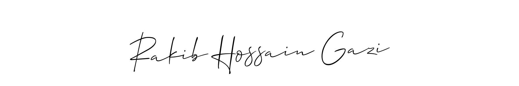 You can use this online signature creator to create a handwritten signature for the name Rakib Hossain Gazi. This is the best online autograph maker. Rakib Hossain Gazi signature style 2 images and pictures png