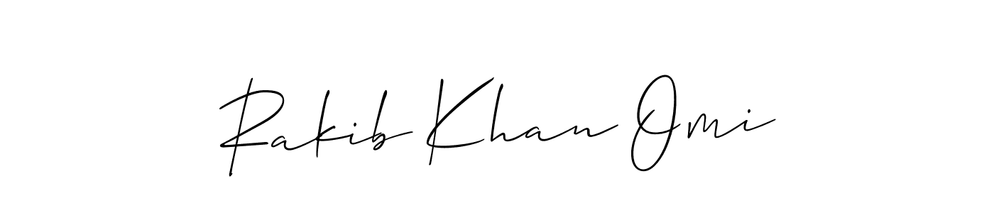 Make a beautiful signature design for name Rakib Khan Omi. Use this online signature maker to create a handwritten signature for free. Rakib Khan Omi signature style 2 images and pictures png