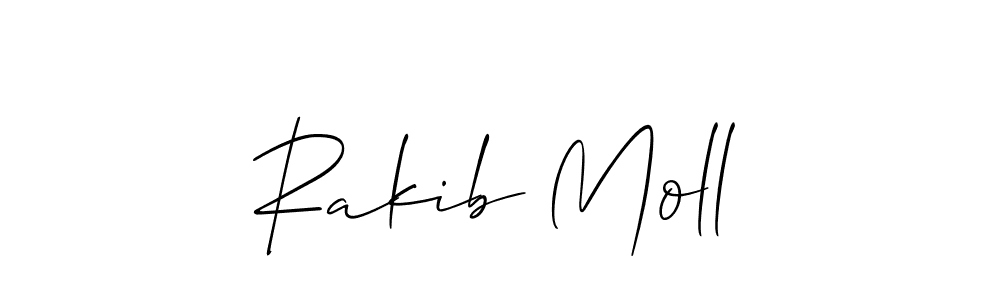 Best and Professional Signature Style for Rakib Moll. Allison_Script Best Signature Style Collection. Rakib Moll signature style 2 images and pictures png