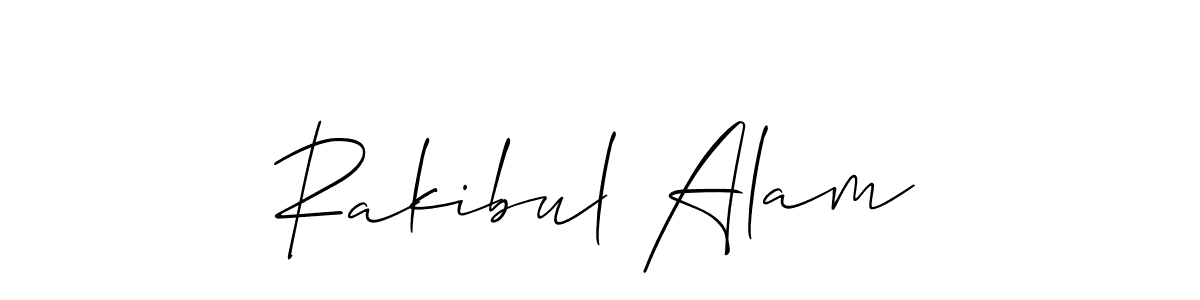 Also You can easily find your signature by using the search form. We will create Rakibul Alam name handwritten signature images for you free of cost using Allison_Script sign style. Rakibul Alam signature style 2 images and pictures png