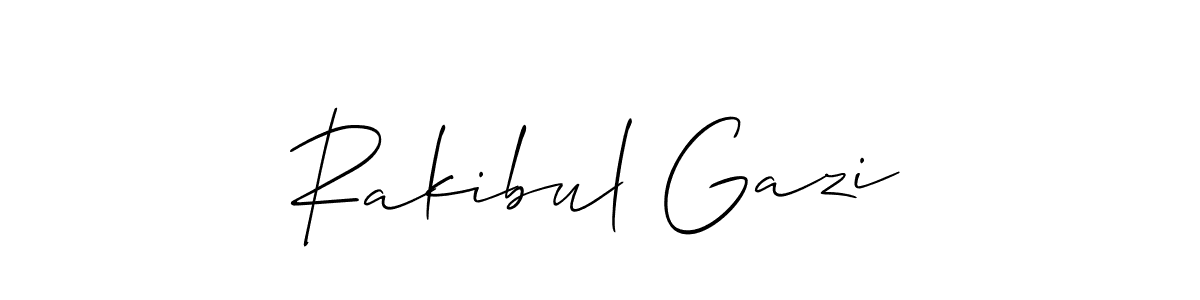 This is the best signature style for the Rakibul Gazi name. Also you like these signature font (Allison_Script). Mix name signature. Rakibul Gazi signature style 2 images and pictures png