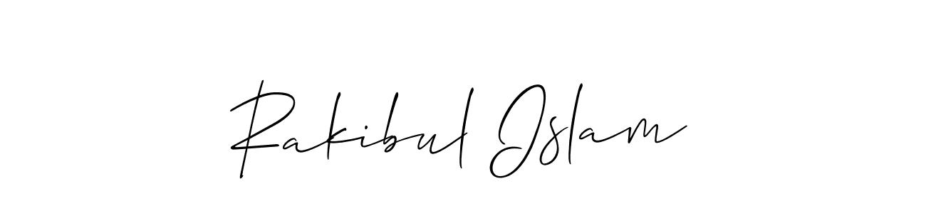 Make a short Rakibul Islam signature style. Manage your documents anywhere anytime using Allison_Script. Create and add eSignatures, submit forms, share and send files easily. Rakibul Islam signature style 2 images and pictures png