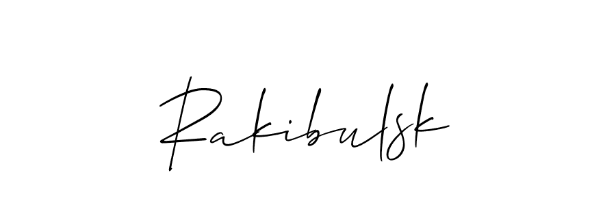 You should practise on your own different ways (Allison_Script) to write your name (Rakibulsk) in signature. don't let someone else do it for you. Rakibulsk signature style 2 images and pictures png