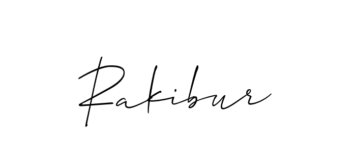 How to Draw Rakibur signature style? Allison_Script is a latest design signature styles for name Rakibur. Rakibur signature style 2 images and pictures png