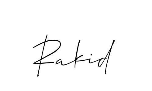 Check out images of Autograph of Rakid name. Actor Rakid Signature Style. Allison_Script is a professional sign style online. Rakid signature style 2 images and pictures png