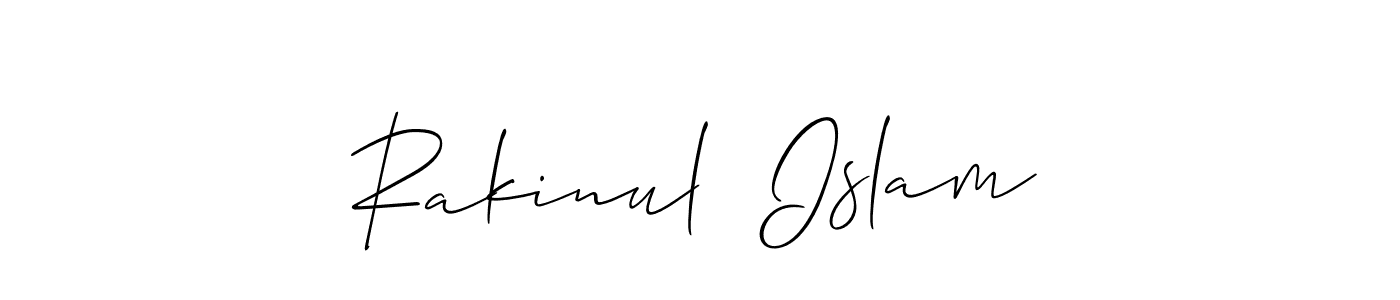 You should practise on your own different ways (Allison_Script) to write your name (Rakinul  Islam) in signature. don't let someone else do it for you. Rakinul  Islam signature style 2 images and pictures png