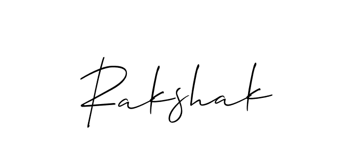 You should practise on your own different ways (Allison_Script) to write your name (Rakshak) in signature. don't let someone else do it for you. Rakshak signature style 2 images and pictures png