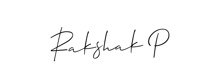 You can use this online signature creator to create a handwritten signature for the name Rakshak P. This is the best online autograph maker. Rakshak P signature style 2 images and pictures png