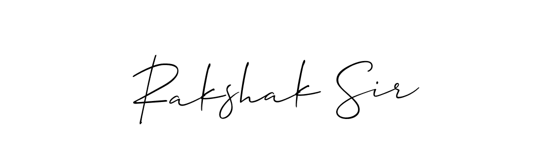 Make a short Rakshak Sir signature style. Manage your documents anywhere anytime using Allison_Script. Create and add eSignatures, submit forms, share and send files easily. Rakshak Sir signature style 2 images and pictures png