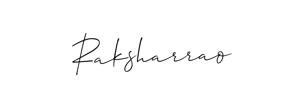 Create a beautiful signature design for name Raksharrao. With this signature (Allison_Script) fonts, you can make a handwritten signature for free. Raksharrao signature style 2 images and pictures png