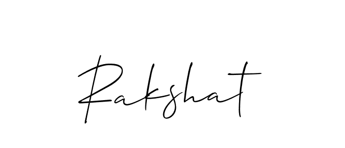 Best and Professional Signature Style for Rakshat. Allison_Script Best Signature Style Collection. Rakshat signature style 2 images and pictures png