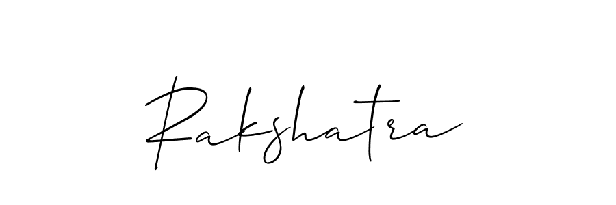Make a beautiful signature design for name Rakshatra. With this signature (Allison_Script) style, you can create a handwritten signature for free. Rakshatra signature style 2 images and pictures png