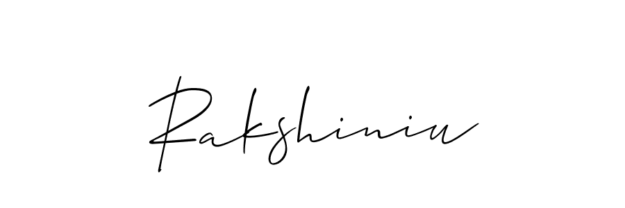 Best and Professional Signature Style for Rakshiniu. Allison_Script Best Signature Style Collection. Rakshiniu signature style 2 images and pictures png