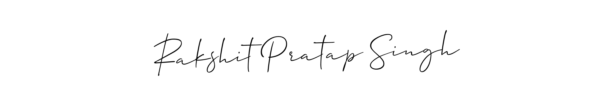 How to make Rakshit Pratap Singh signature? Allison_Script is a professional autograph style. Create handwritten signature for Rakshit Pratap Singh name. Rakshit Pratap Singh signature style 2 images and pictures png