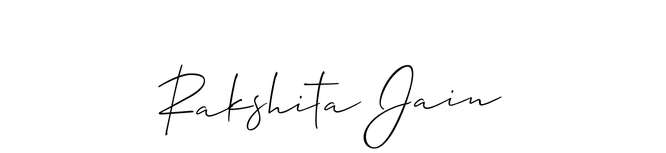 How to Draw Rakshita Jain signature style? Allison_Script is a latest design signature styles for name Rakshita Jain. Rakshita Jain signature style 2 images and pictures png