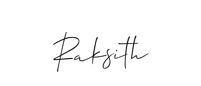Check out images of Autograph of Raksith name. Actor Raksith Signature Style. Allison_Script is a professional sign style online. Raksith signature style 2 images and pictures png