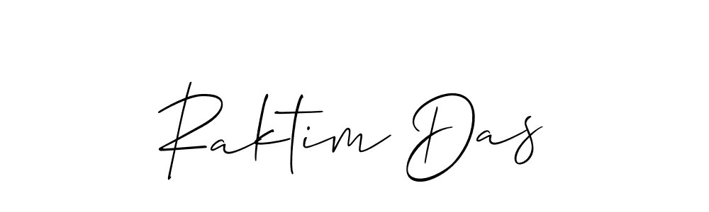 The best way (Allison_Script) to make a short signature is to pick only two or three words in your name. The name Raktim Das include a total of six letters. For converting this name. Raktim Das signature style 2 images and pictures png