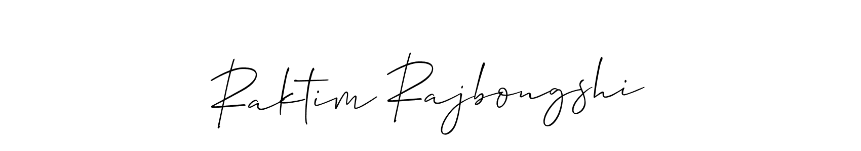 if you are searching for the best signature style for your name Raktim Rajbongshi. so please give up your signature search. here we have designed multiple signature styles  using Allison_Script. Raktim Rajbongshi signature style 2 images and pictures png