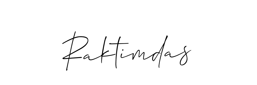 You should practise on your own different ways (Allison_Script) to write your name (Raktimdas) in signature. don't let someone else do it for you. Raktimdas signature style 2 images and pictures png