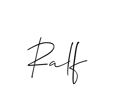 if you are searching for the best signature style for your name Ralf. so please give up your signature search. here we have designed multiple signature styles  using Allison_Script. Ralf signature style 2 images and pictures png