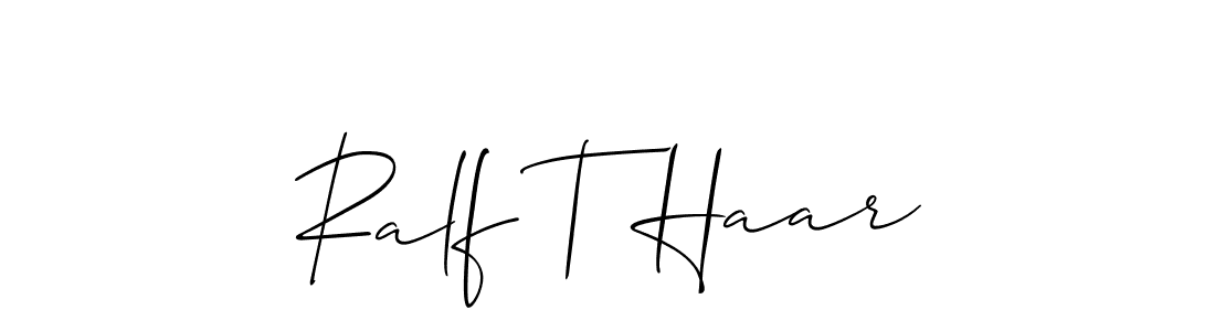 Best and Professional Signature Style for Ralf T Haar. Allison_Script Best Signature Style Collection. Ralf T Haar signature style 2 images and pictures png