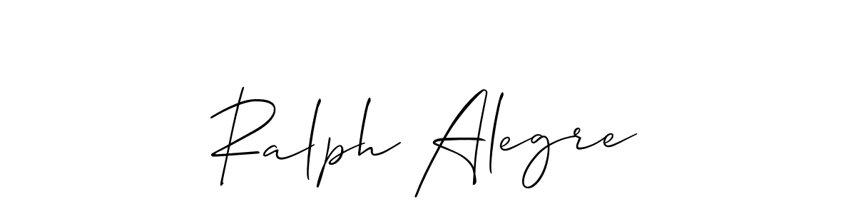 Similarly Allison_Script is the best handwritten signature design. Signature creator online .You can use it as an online autograph creator for name Ralph Alegre. Ralph Alegre signature style 2 images and pictures png